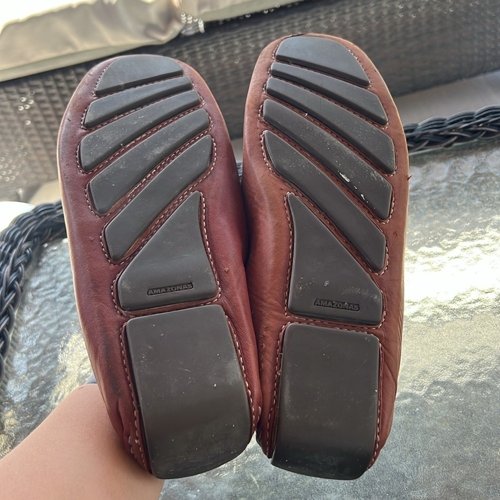 Robert Zur Sven Men’s Leather Penny Loafers Driving Moccasins Brown Size 11.5M - Picture 6 of 12